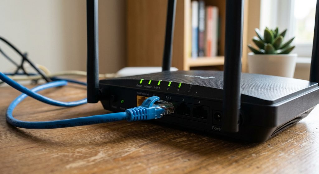 Cable ethernet pour resoudre les coupures IPTV