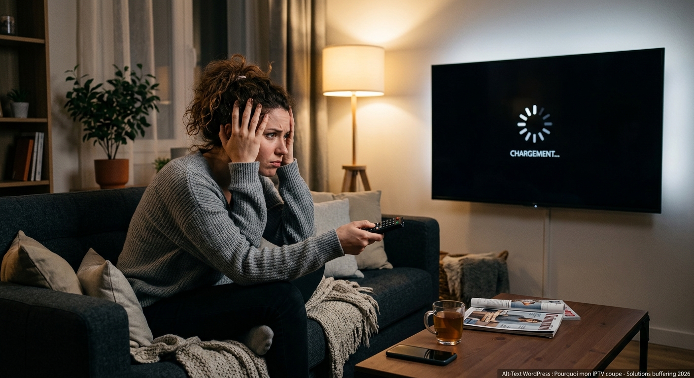 Pourquoi mon IPTV coupe - Solutions buffering 2026